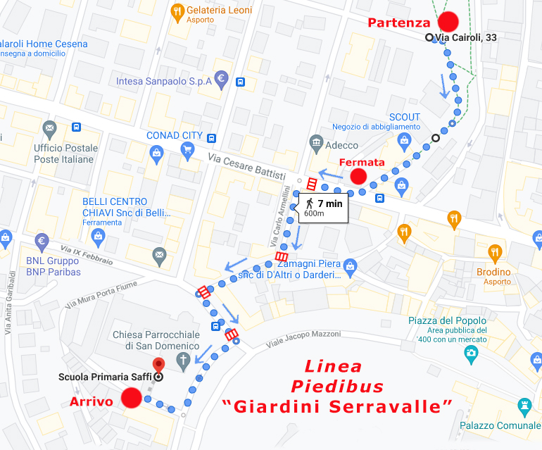 LINEA "Giardini di Serravalle"