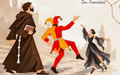 San Francesco, un giullare, una ballerina