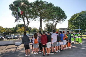 un momento del campo scuola dello corso anno