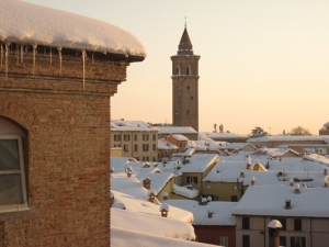 Cesena sotto la neve