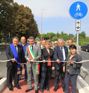 Inaugurazione pista ciclabile Case Castagnoli