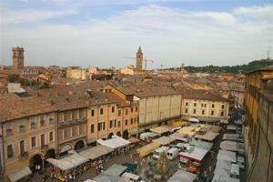 Il centro storico di Cesena 