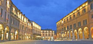 Piazza del Popolo di notte