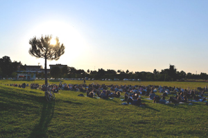 yoga al tramonto