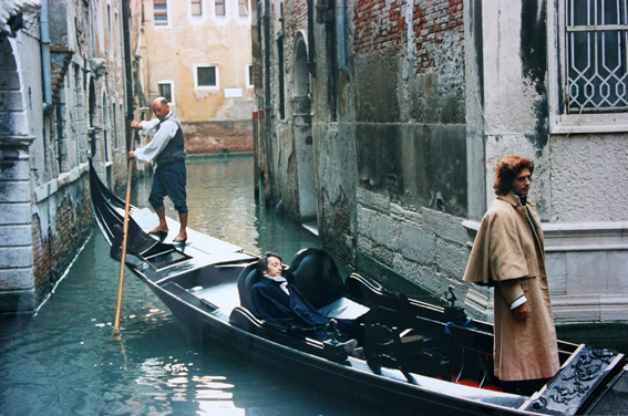 Jean-Hugues Anglade, Le affinità elettive di Paolo e Vittorio Taviani (1996) con Fabrizio Bentivoglio [ph. Umberto Montiroli]