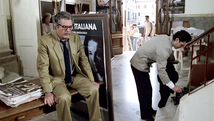 Splendor (1989) Marcello Mastroianni, Massimo Troisi [ph. Mario Tursi]