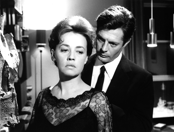 Jeanne Moreau, La notte di Michelangelo Antonioni (1962) con Marcello Mastroianni [ph. Sergio Strizzi]