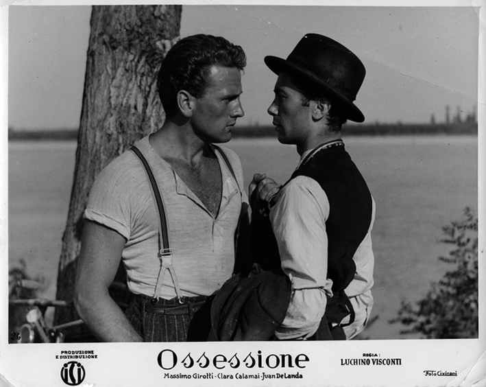 Ossessione (1943). Massimo Girotti, Elio Marcuzzi [ph. Osvaldo Civirani]