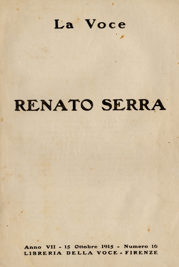 Fondo Renato Serra